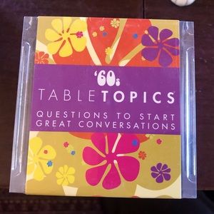 Table Topics Vintage 60’s factory sealed NWT